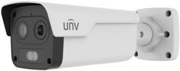 Uniview termisk og optisk bullet 3mm mic/spk/strobe