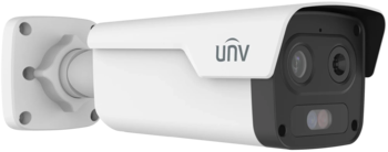 Uniview termisk og optisk bullet 3mm mic/spk/strobe