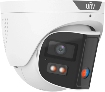 Uniview 8MP Smart-Turret IR mic/spk/lys/strobe 180°