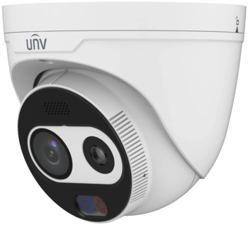 Uniview termisk og optisk turret 2mm mic/spk/strobe