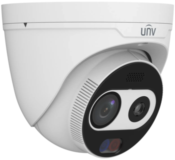 Uniview termisk og optisk turret 2mm mic/spk/strobe