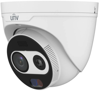 Uniview termisk og optisk turret 3mm mic/spk/strobe