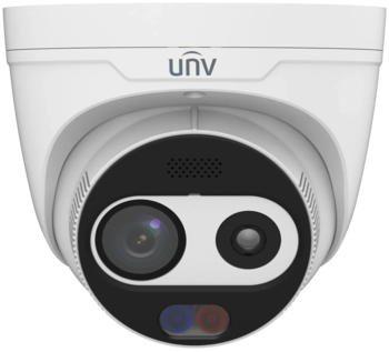 Uniview termisk og optisk turret 3mm mic/spk/strobe