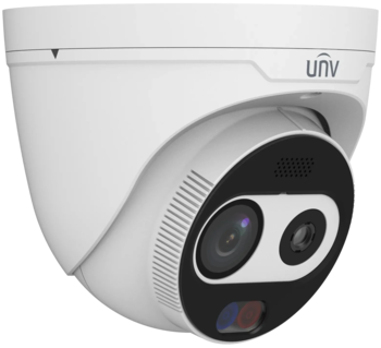 Uniview termisk og optisk turret 3mm mic/spk/strobe