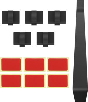 BlackVue monteringssæt med tape, clips og Afmonteringstang