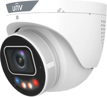 UNV 8MP Owlview+ hybrid-turret mic/spk/lys