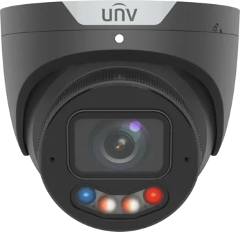 Uniview 4MP Owlview+ hybrid-turret VF mic/spk/lys