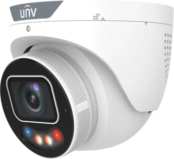 Uniview 4MP Owlview+ hybrid-turret VF mic/spk/lys