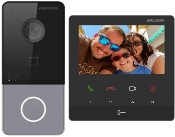 Hikvision DS-KIS606-P KIT med dørtelefon og 4.3'' skærm