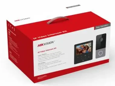 Hikvision DS-KIS606-P KIT med dørtelefon og 4.3'' skærm