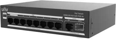 Uniview Gigabit manage switch PoE 8+2 Cloud 30/120W