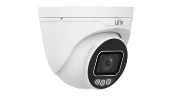 Uniview 4MP Smart-Turret IR/LED mic 5x zoom