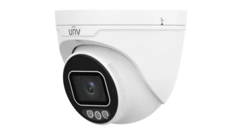 Uniview 4MP Smart-Turret IR/LED mic 5x zoom