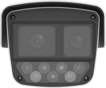 Uniview 8MP Multiview AI bulletkamera med 5x zoom og oversigtskamera