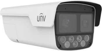 Uniview 8MP Multiview AI bulletkamera med 5x zoom og oversigtskamera