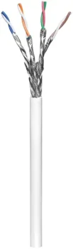 Cat 6 S/FTP Network Cable on Reel - White