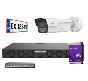 Uniview 4MP ANPR license plate kit for short distance