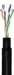 Cat 6 U/UTP outdoor network cable on reel - Black