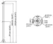 Hikvision DS-2251ZJ Kolumnmontering