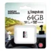 Kingston PRO Micro SD-kort 64GB utholdenhet