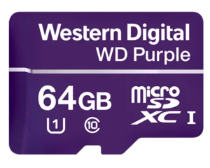 WD Purple Micro SD-kort 64GB