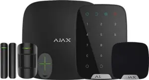 Ajax larmsats med siren och kontrollpanel - SVART