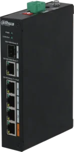 Dahua PFS3106-4ET-60 4-port PoE switch with Hi-PoE 60W, PoE watchdog and PoE up to 250 m