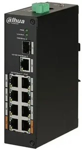 Dahua PFS3110-8ET-96 8-port PoE switch with 90W PoE, PoE watchdog and PoE up to 250 m
