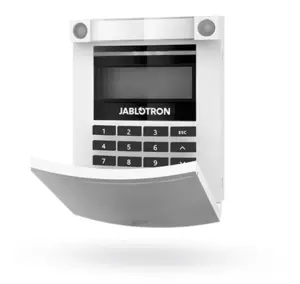 Jablotron JA-114E BUS betjeningspanel med LCD, tastatur og PROX