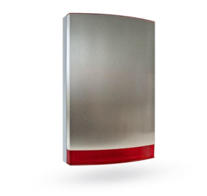 Jablotron JA-1X1A-C-ST Børstet stål låg/rød strob til 111A, 151A, 163A