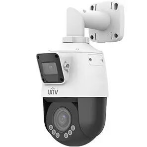 Uniview 2*2MP dual lens smart-PTZ 4x IR 2*mic/spk 24/7 color