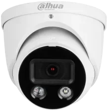 Dahua IPC-HDW3549H-AS-PV-S4 5MP WizSense turret camera with smart light, siren, microphone and intelligent detection