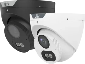 Uniview 5MP ColorHunter analog turret mic hvidt lys