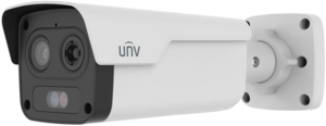 Uniview termisk og optisk bullet 10mm mic/spk/strobe