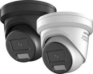 Hikvision DS-2CD2346G2H-IU 4MP AcuSense Turret med mikrofon