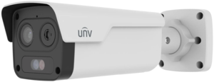 Uniview termisk og visuel bullet 7mm mic/spk/strobe