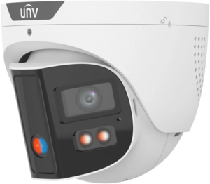 Uniview 8MP Smart-Turret IR mic/spk/lys/strobe 180°