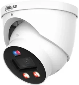 Dahua IPC-HDW3649H-AS-PV-PRO 6MP WizColor-kamera med smart ljus, ljud och intelligent detektion