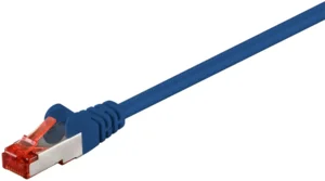 Cat6 S/FTP skærmet netværkskabel - Blå